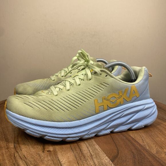 Hoka One One Rincon 3 Butterfly Summer Song Womens Green Size 7.5 Running Shoes - Picture 2 of 10